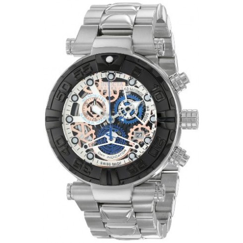 Invicta Subaqua Chronograph Skeleton Dial Stainless Steel Men's Watch 15614 watches