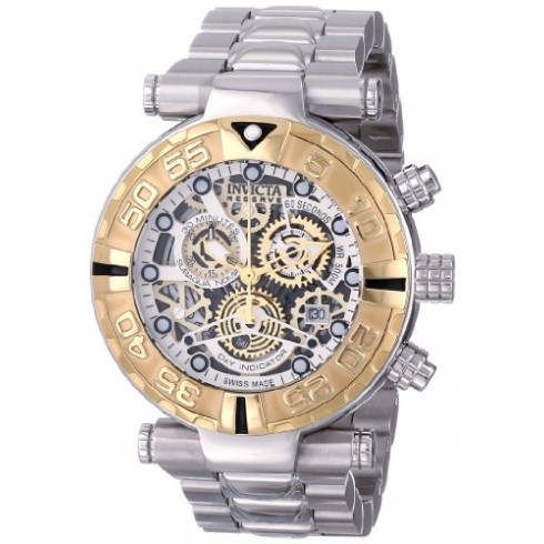 Invicta Subaqua Chronograph Skeleton Dial Stainless Steel Men's Watch 15617 watches