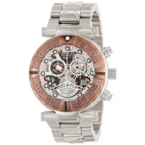 Invicta Subaqua Chronograph Skeleton Dial Stainless Steel Men's Watch 15619 watches