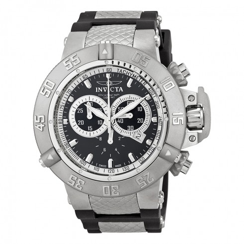 Invicta Subaqua Collection Black Dial Stainless Steel Chronograph Men's Watch 5511 watches