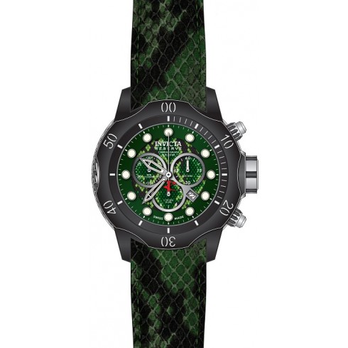 Replica Invicta Subaqua Green and Black Snake Skin Pattern Dial Men's Chronograph Watch 20410 Watch