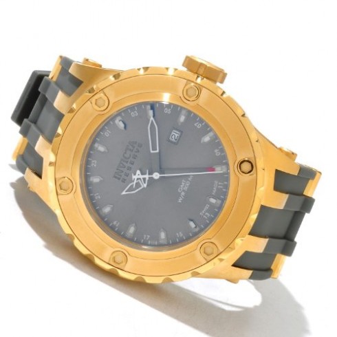 Invicta Subaqua Grey Dial Gold-Tone Stainless Steel Men's Watch 12037 watches