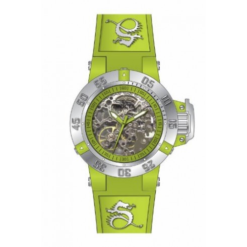 Invicta Subaqua Light Green Skeleton Dial Light Green Silicone Ladies Watch 16779 watches