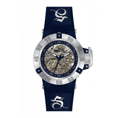 Invicta Subaqua Mechanical Black Skeleton Dial Black Silicone Ladies Watch 16784 watches