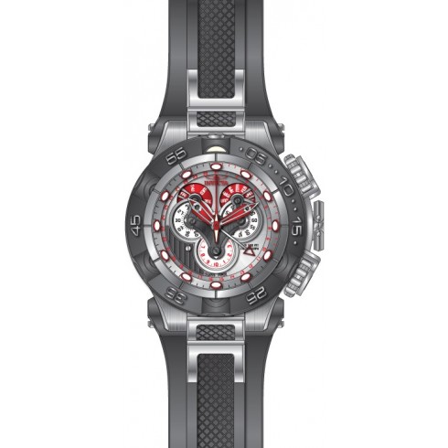 Invicta Subaqua Mechanical Chronograph Silver Dial Grey Polyurethane Grey Ion-plated Men's Watch 18531 watches