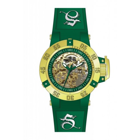 Invicta Subaqua Mechanical Green Skeleton Dial Green Silicone Ladies Watch 16791 watches