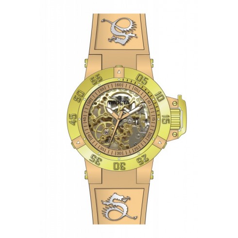 Invicta Subaqua Mechanical Ivory Skeleton Dial Ivory Silicone Ladies Watch 16789 watches