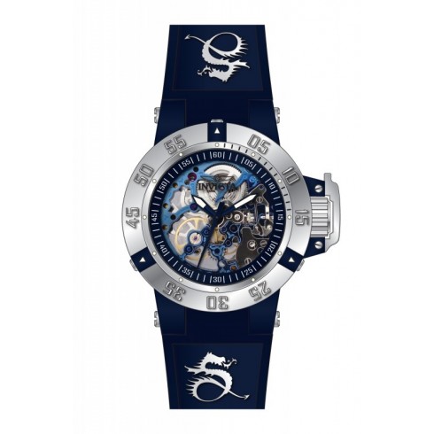 Invicta Subaqua Mechanical Navy Skeleton Navy Silicone Ladies Watch 17135 watches