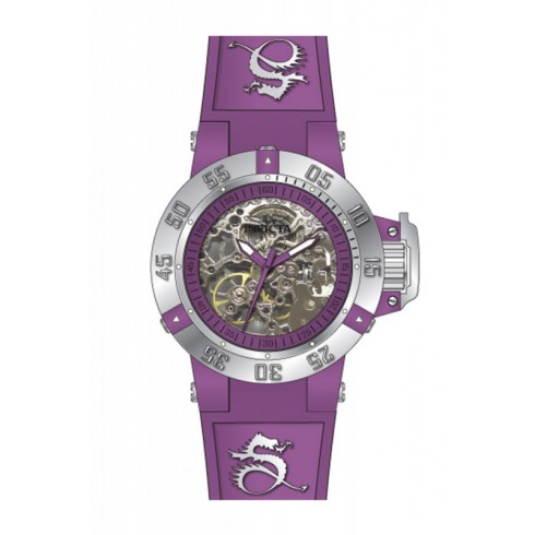Invicta Subaqua Mechanical Purple Skeleton Dial Purple Silicone Ladies Watch 16783 watches
