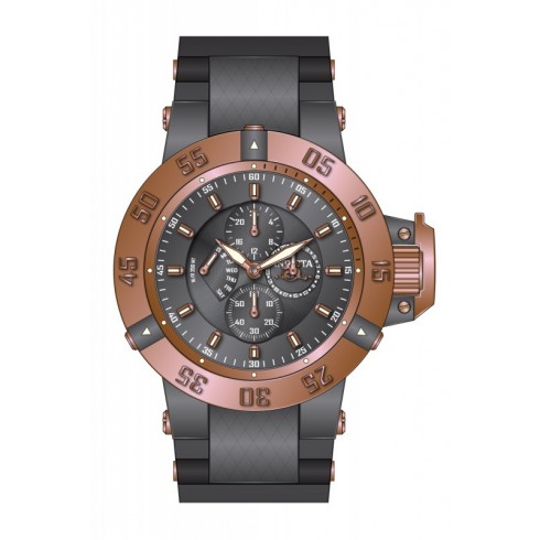 Invicta Subaqua Multi-Function Gunmetal Dial Black Polyurethane Men's Watch 17126 watches