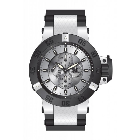 Invicta Subaqua Multi-Function Silver Dial Black Polyurethane Men's Watch 17117 watches