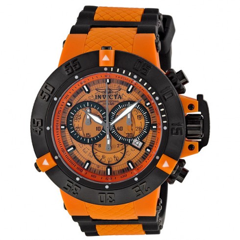 Invicta Subaqua Noma III Anatomic Chronograph Orange Men's Watch 0936 watches