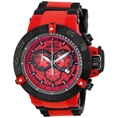 Invicta Subaqua Noma III Anatomic Chronograph Red Men's Watch 0938 watches