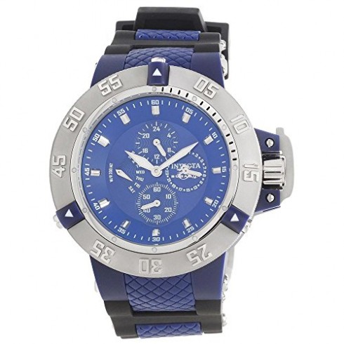 Invicta Subaqua Noma III Multi-Function Blue Dial Black Rubber with Blue Pastic Men's Watch 17114 watches