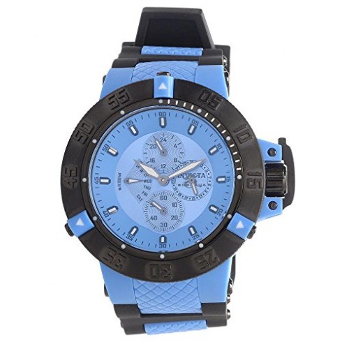 Invicta Subaqua Noma III Multi-Function Blue Dial Black Rubber with Blue Pastic Men's Watch 17118 watches