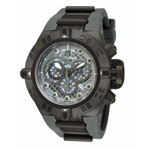 Invicta Subaqua Noma IV Chronograph Grey Cut Out Dial Grey Rubber Men's Watch 11805 watches