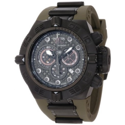 Invicta Subaqua Noma IV Chronograph Olive Green Dial Olive Green Polyurethane Men's Watch 11814 watches