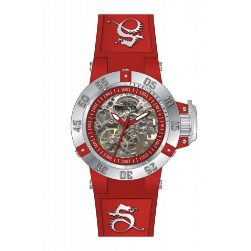 Invicta Subaqua Red Skeleton Dial Red Silicone Ladies Watch 16781 watches