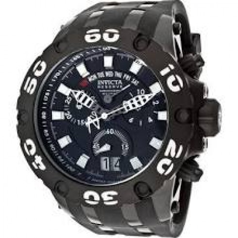 Invicta Subaqua Reserve Black Rubber Quartz Men's Chrono Watch 12347 watches