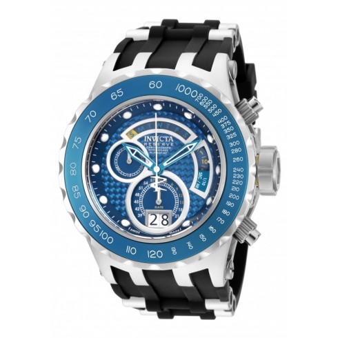 Invicta Subaqua Reserve Chronograph Blue Dial Black Polyurethane Men's Watch 18549 watches