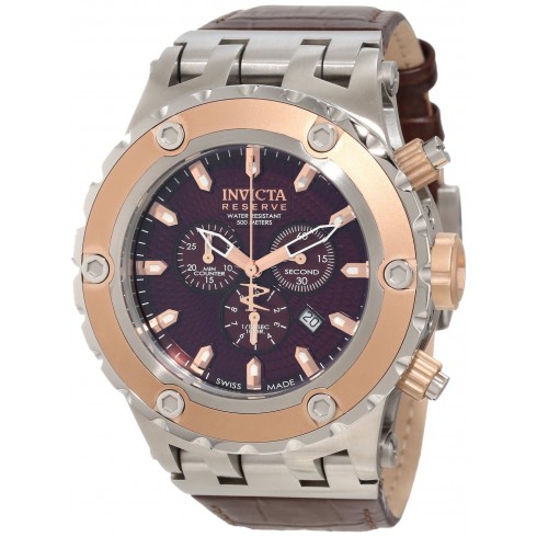 Invicta Subaqua Reserve Chronograph Brown Dial Rose-tone Men's Watch 10083 watches