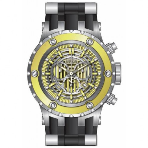 Invicta Subaqua Reserve Chronograph Gold Dial Silver-plated Men's Watch 16830 watches