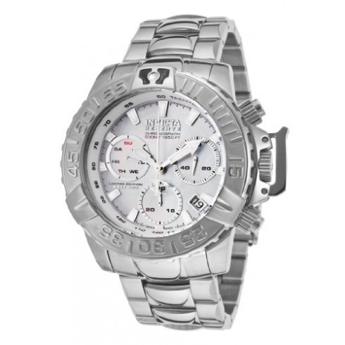 Invicta Subaqua Reserve Chronograph Mother of Pearl Dial Stainless Steel Men's Watch 15095 watches