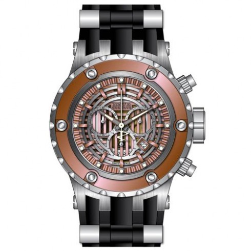 Invicta Subaqua Reserve Chronograph Rose Dial Silver-plated Men's Watch 16829 watches