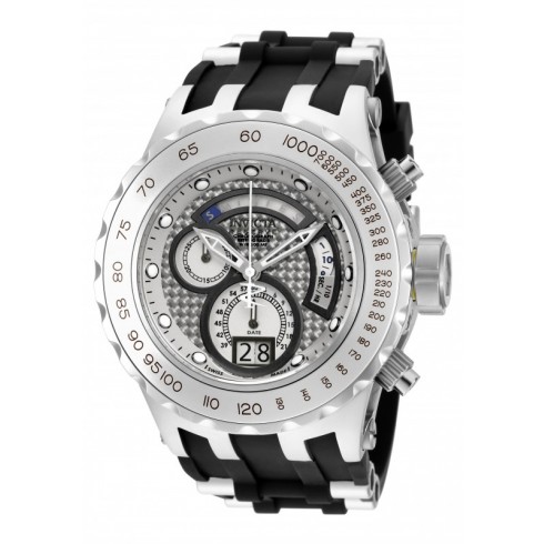 Invicta Subaqua Reserve Chronograph Silver Dial Black Polyurethane Men's Watch 18548 watches