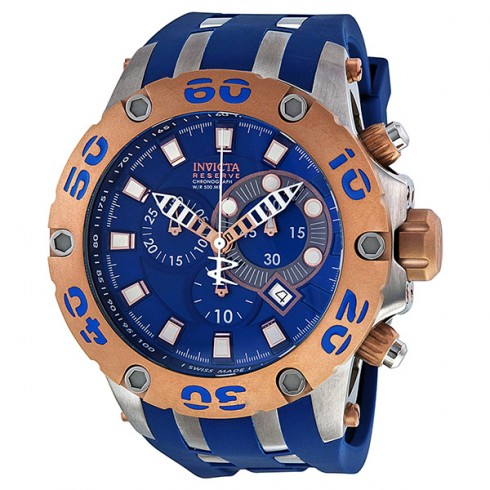 Invicta Subaqua Rose Gold-Tone Blue Dial Chronograph Men's Watch 0910 watches