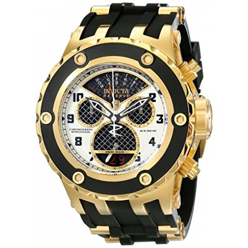 Invicta Subaqua Silver Dial Black Polyurethane Men's Watch 16314 watches