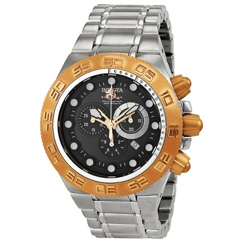Invicta Subaqua Sport Chronograph Black Dial Stainless Steel Men's Watch 1529 watches