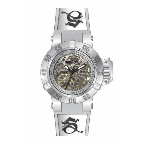 Invicta Subaqua White Skeleton Dial White Silicone Ladies Watch 16786 watches
