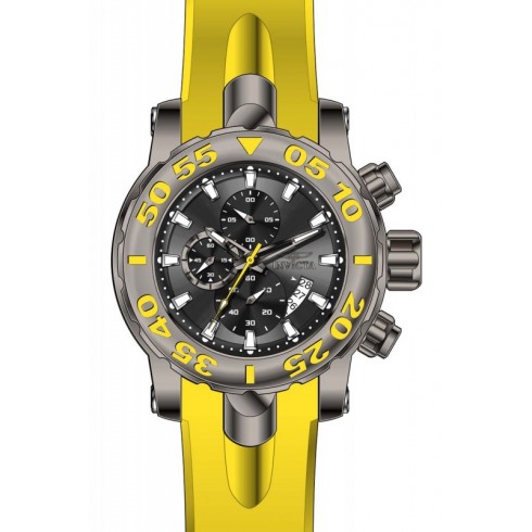 Invicta TI-22 Black Dial Yellow Band Men's Chronograph Watch 20467 watches