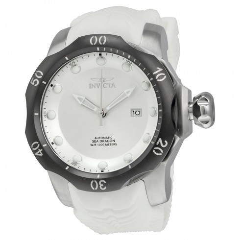 Invicta Venom Automatic White Dial White Silicone Men's Watch 19304 watches