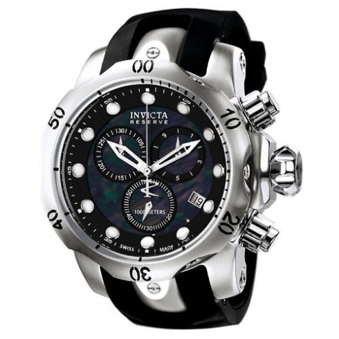 Invicta Venom Black Mother of Pearl Dial Chronograph Men's Watch 6117 watches