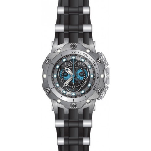 Invicta Venom Chronograph Black and Silver Dial Black Silicone Men's Watch 20422 watches