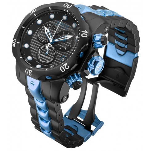 Invicta Venom Chronograph Black Carbon Fiber Dial Two-tone Men's Watch 15461 watches