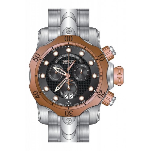 Invicta Venom Chronograph Black Dial Stainless Steel Men's Watch 15553 watches