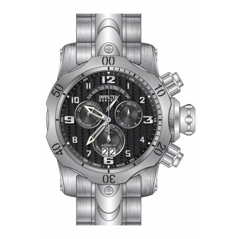 Invicta Venom Chronograph Black Dial Stainless Steel Men's Watch 17630 watches