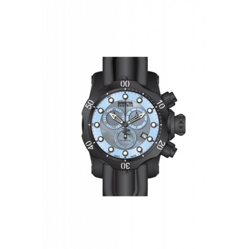 Invicta Venom Chronograph Blue Dial Black Polyurethane Men's Watch 80581 watches
