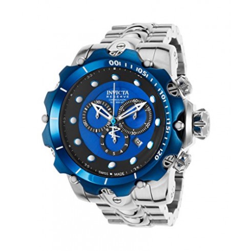 Invicta Venom Chronograph Blue Dial Stainless Steel Men's Watch 14624 watches