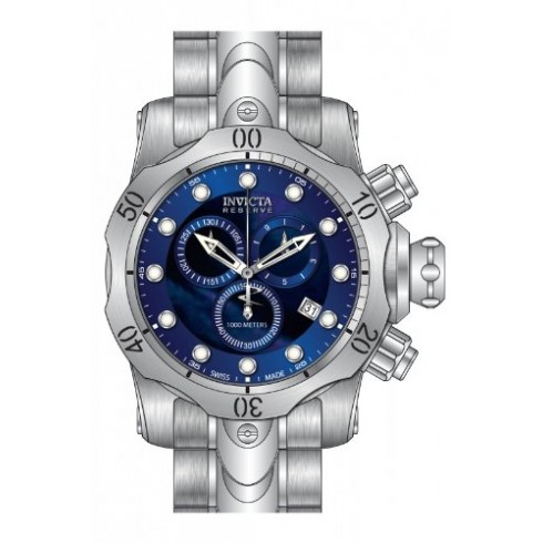 Invicta Venom Chronograph Blue Dial Stainless Steel Men's Watch 80573 watches