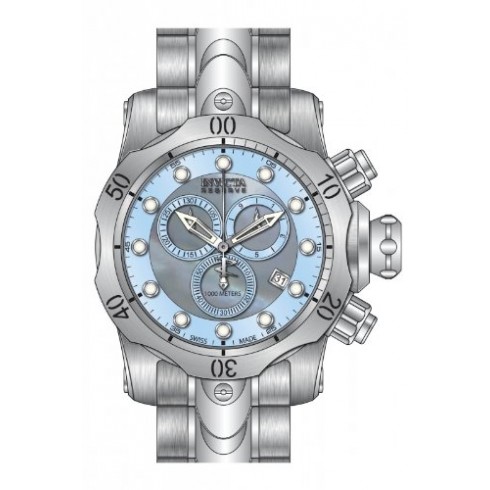 Invicta Venom Chronograph Blue Dial Stainless Steel Men's Watch 80574 watches