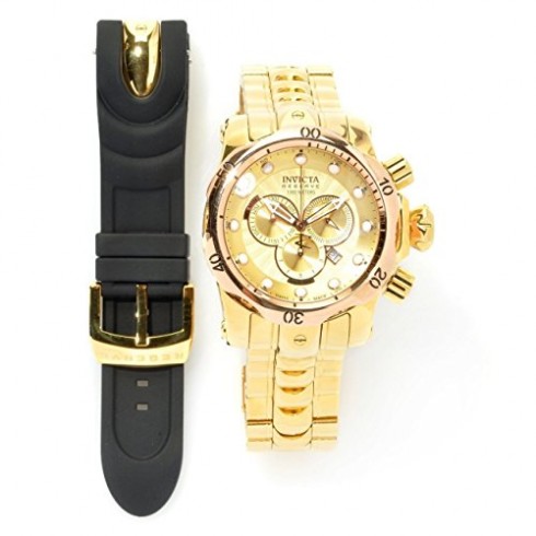 Invicta Venom Chronograph Gold Dial Gold-plated Men's Watch 13874 watches