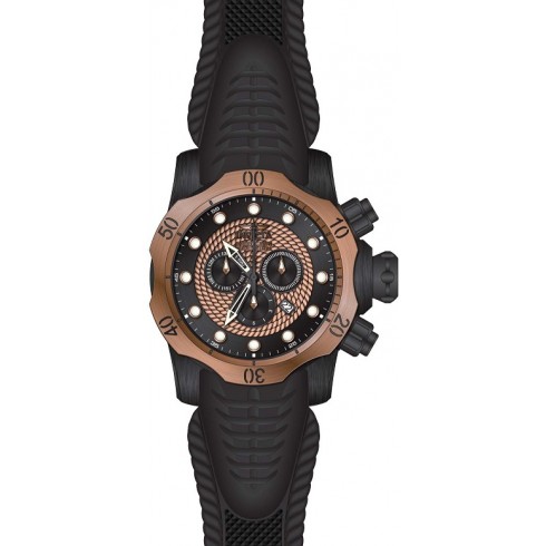 Invicta Venom Chronograph Rose Dial Men's Black Silicone Men's Watch 20445 watches