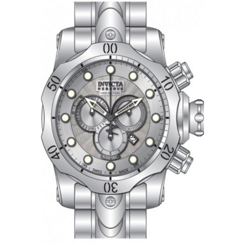 Invicta Venom Chronograph Silver Dial Stainless Steel Men's Watch 13879 watches