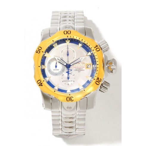 Invicta Venom Chronograph Silver-tone Dial Stainless Steel Men's Watch 10169 watches