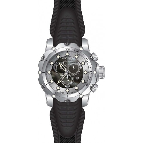 Invicta Venom Chronopgraph Black and Silver Dial Black Silicone Men's Watch 20396 watches