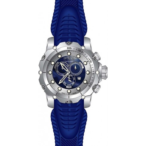 Invicta Venom Chronopgraph Blue and Silver Dial Blue Silicone Men's Watch 20397 watches